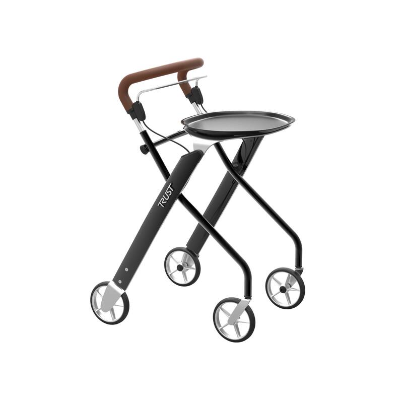 Indoor Rollator -Let's Dream Zwart - Hulpmiddeldiscounter.nl