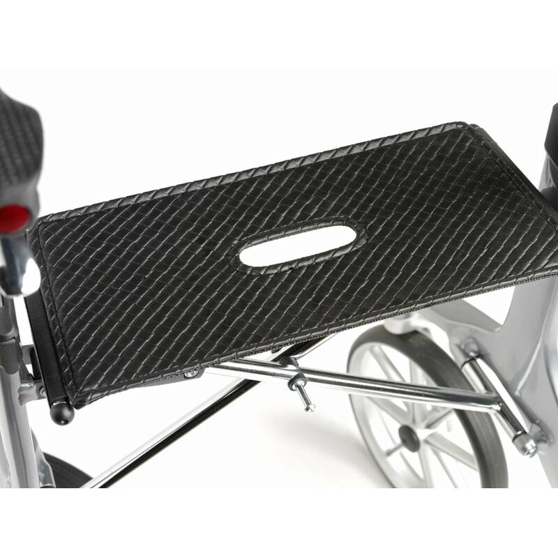 Lichtgewicht Rollator Let's Fly Out , Wit, Met Tasje - Hulpmiddeldiscounter.nl