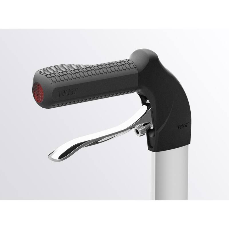 Lichtgewicht Rollator Let's Fly Out , Wit, Met Tasje - Hulpmiddeldiscounter.nl