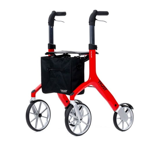 Lichtgewicht Rollator Let's Fly Out , Met Tasje