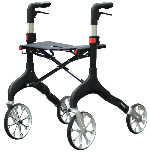 Rollator Manhattan Zwart - Hulpmiddeldiscounter.nl