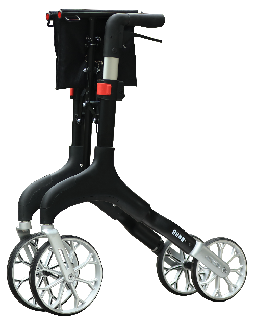 Rollator Manhattan Zwart - Hulpmiddeldiscounter.nl