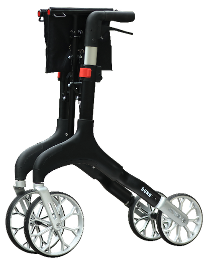 Rollator Manhattan Zwart - Hulpmiddeldiscounter.nl