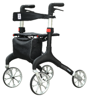 Rollator Manhattan zwart – lichtgewicht & stijlvol {{ variant_name }} {{ option1 }} {{ option2 }} kopen bij Hulpmiddeldiscounter