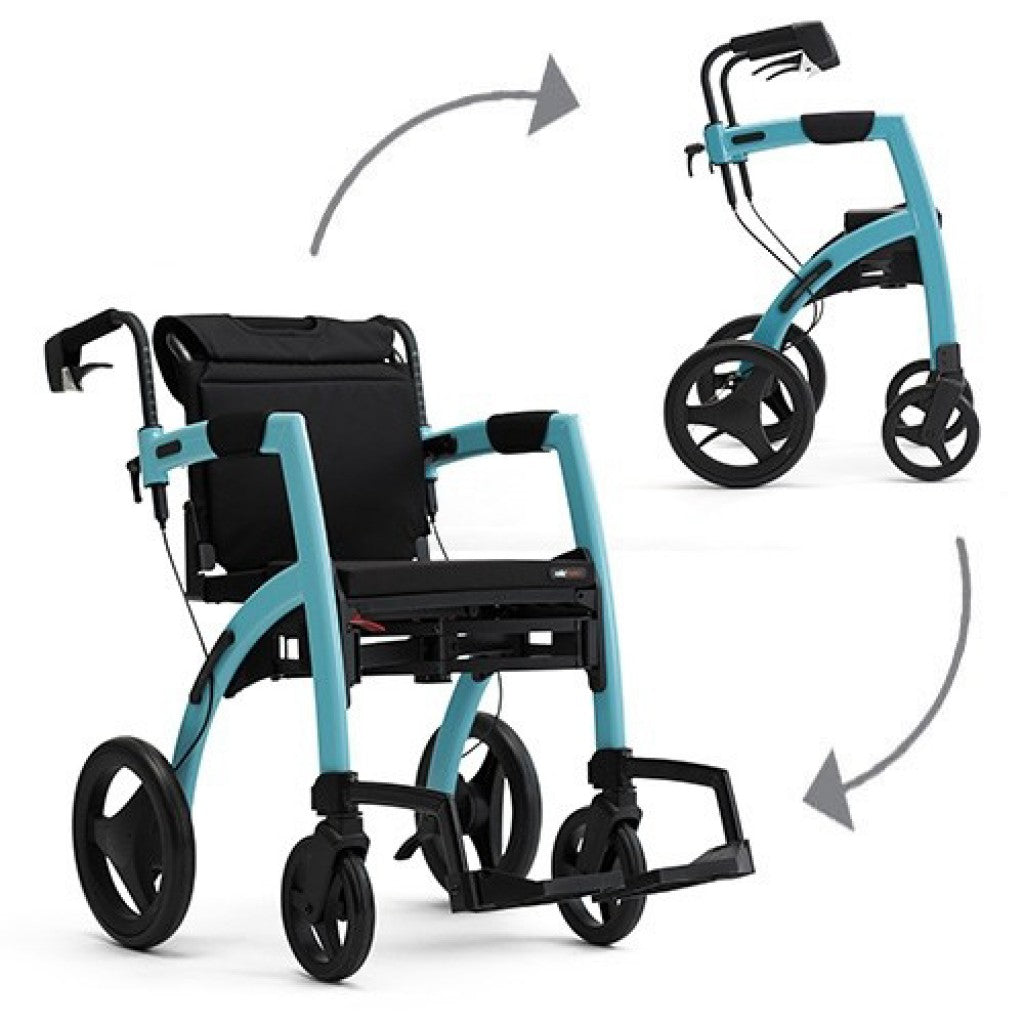 Rollz motion blauw rollator 