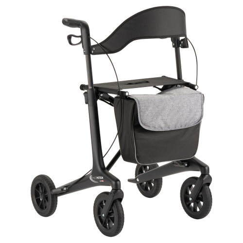 Carbon zwart rollator