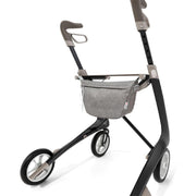Lichtgewicht carbon rollator Ultralight zwart – met organiser tas {{ variant_name }} {{ option1 }} {{ option2 }} kopen bij Hulpmiddeldiscounter