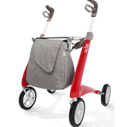 Lichtgewicht carbon rollator Ultralight rood – met weekendtas {{ variant_name }} {{ option1 }} {{ option2 }} kopen bij Hulpmiddeldiscounter