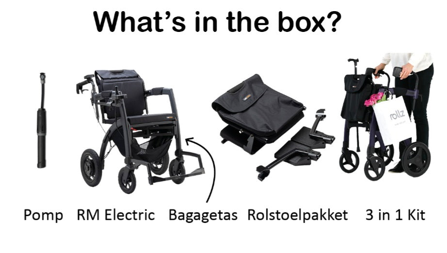 Rollz Motion Electric – 3-in-1-Rollator und Rollstuhl