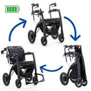Rollz Motion Electric – 3-in-1-Rollator und Rollstuhl