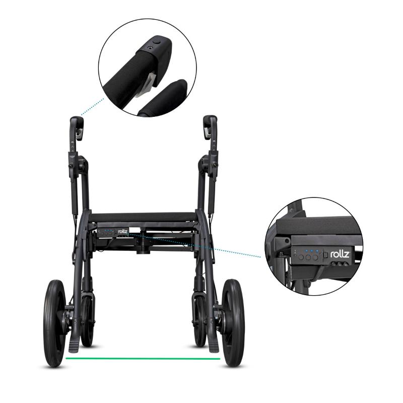 Rollator Met Antifreeze-Systeem-Parkinson-Rollz Motion Rhythm {{ variant_name }} {{ option1 }} {{ option2 }} kopen bij Hulpmiddeldiscounter