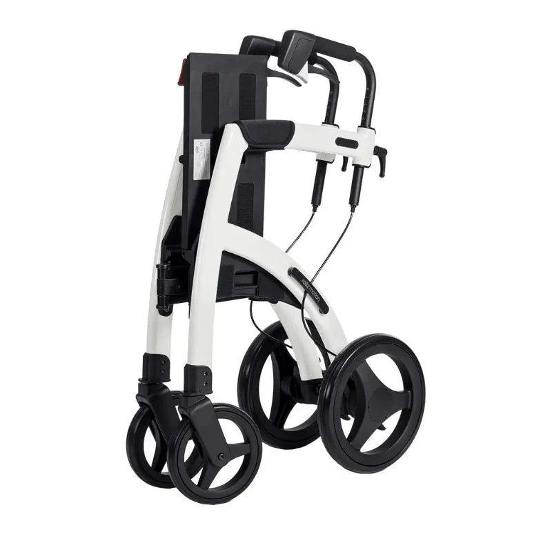 Lichtgewicht Rollator Rollz Motion 2 - 3-in-1 Rollator en Rolstoel - Pebble White {{ variant_name }} {{ option1 }} {{ option2 }} kopen bij Hulpmiddeldiscounter