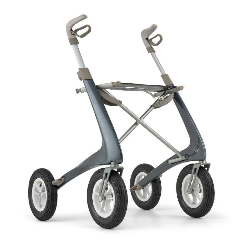 byACRE Carbon Overland Rollator | 6,7 kg Outdoor-Rollator + Tasche