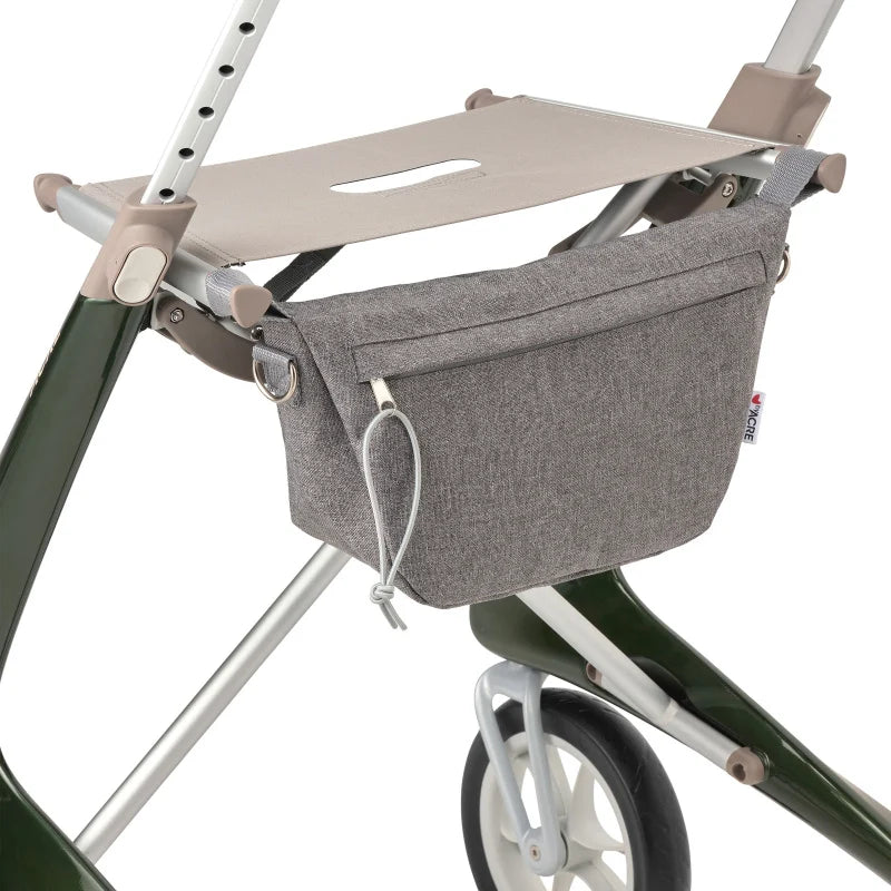 Byacre carbon green met organizer tas