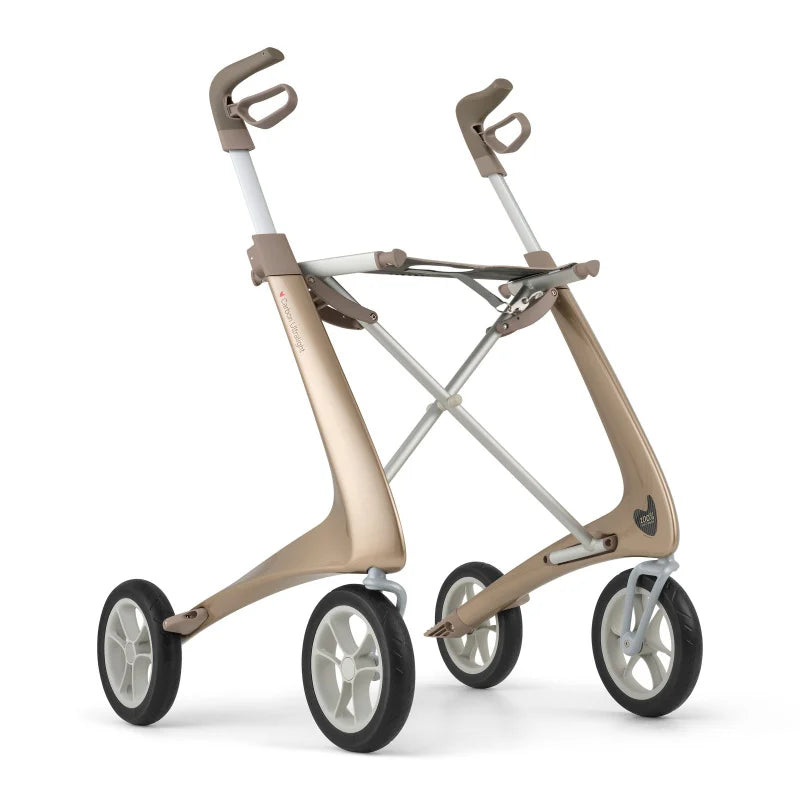 Lichtgewicht carbon rollator 4,8 kg – byACRE Carbon Ultralight met weekendtas