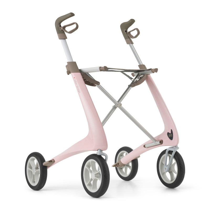 Lichtgewicht carbon rollator 4,8 kg – byACRE Carbon Ultralight met weekendtas