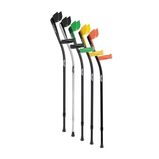 Krukken -Let's Twist Crutch Black-Black - Hulpmiddeldiscounter.nl